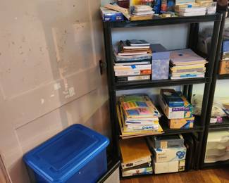 Lots of office supplies.