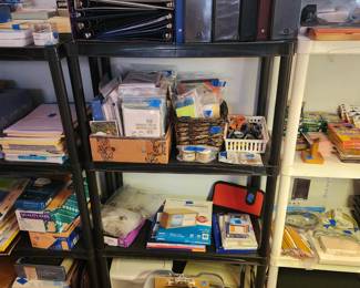 Lots of office or school supplies.