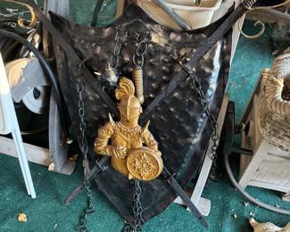 From Coronado theatre metal coat of arms wall decor