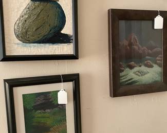 Several art originals 