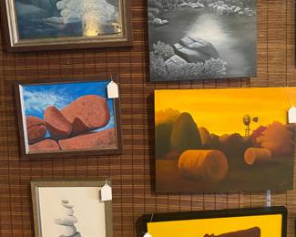 Several art originals 