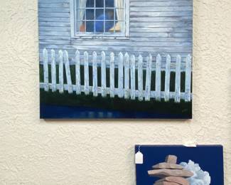 “Arctic Inukshuk” Rock Series 18 x 18
“Rainy Morning Blues” 36 x 36