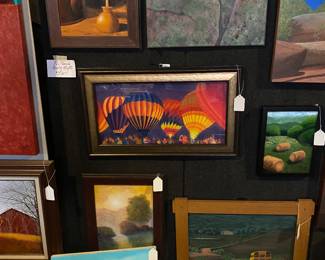 Several art originals 