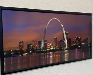 Photography - “In the shadow of the Arch Series St. Louis Skyline at Sunset 
20 x 40