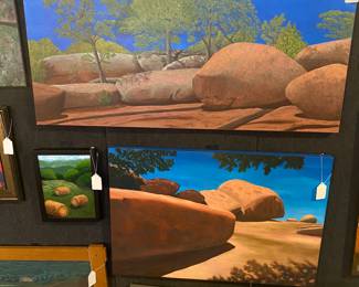 Several art originals 