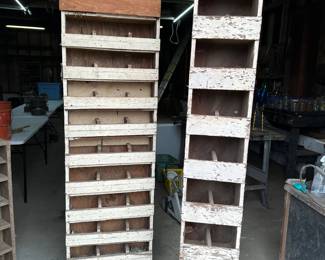 Primitive Wood Storage Bins