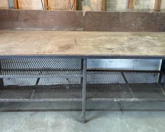 Metal Shop Table