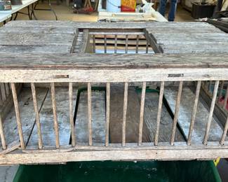 Wood Chicken Crate