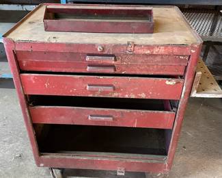 Vintage CRAFTSMAN Rolling Tool Box