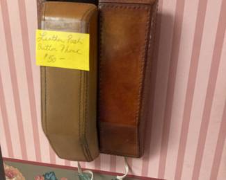 Leather phone.