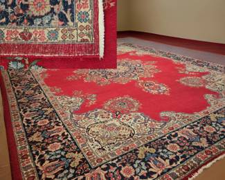 Hand-Tied Wool Rug $345 or bid #10