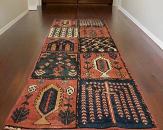 Small Hand-knotted wool Runner bid #18