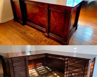 Mahogany Executive Desk (at a remarkable price!)