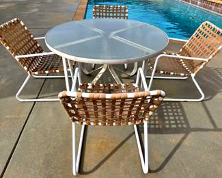 Mid-Century Patio Set $150 or bid #39