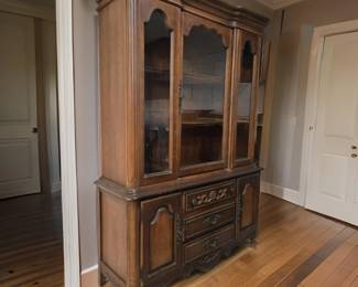 Vintage French Provencial China Cabinet priced to sell!