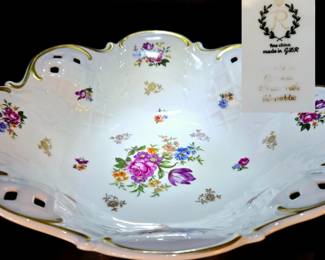 German Porcelain Bowl