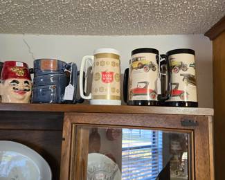Chevrolet and Lone Star Beer Plastic Mugs