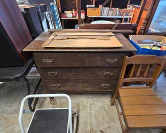 Antique Dresser with Mirror