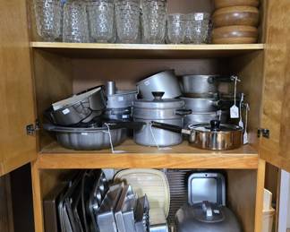Aluminum Wagner Ware Pots and Pans