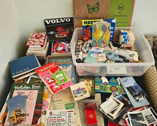 Tons of vintage ephemera pieces 
