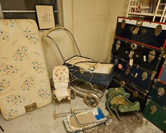 Vintage / antique baby carriages