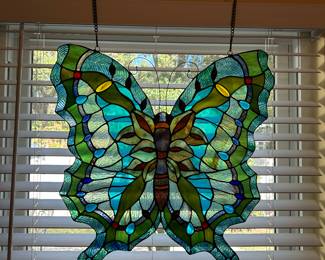 Stained glass butterfly