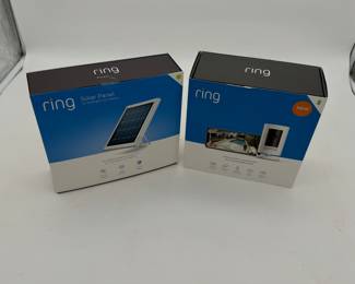 Ring solar panel and ring camera