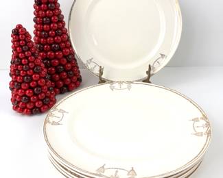 24K Salem Dinner Plates 
