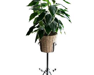 Faux Plant on Stand 