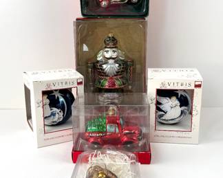 Glass Boxed Ornaments 