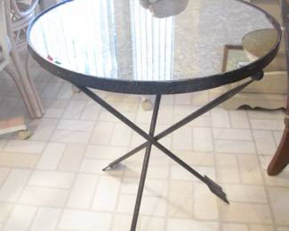 Accent Table with Southwest Flair 