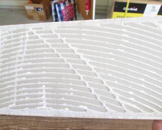 Reverse Side of Floor Tile