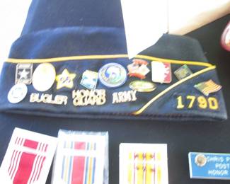 Army Honor Guard Cap & Pins