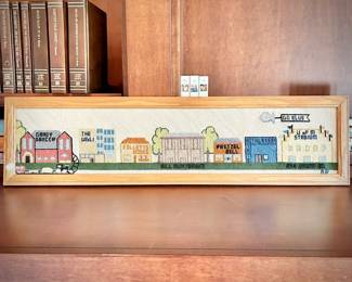 University of Michigan needlepoint