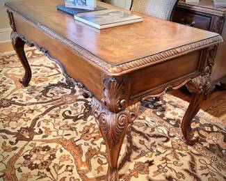 Hooker "South Seas" writing desk and 4-drawer chest