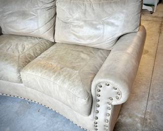 Bernhardt leather loveseat (very deep, good for tall people!)