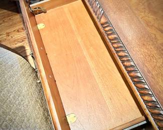 Hooker "South Seas" writing desk and 4-drawer chest