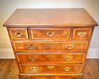 Henredon 6-drawer inlaid chest (matches dining table and buffet)