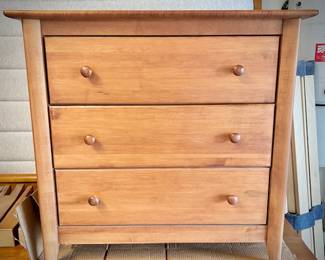 Wood dresser, bedframe, and night stand