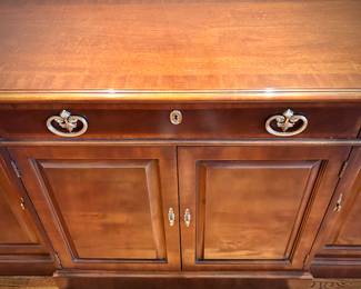 English breakfront credenza/buffet