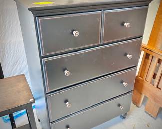 Black dresser/bureau