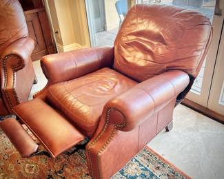 Pair of MotionCraft (Sherrill Furniture) leather recliners