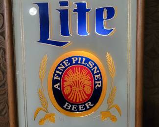 1982 miller lite bar light 