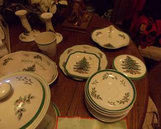 Spode Christmas tree pieces