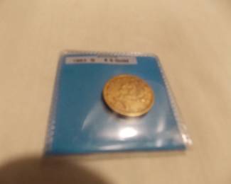 1901 S $5 Gold Coin