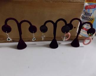 More Christmas earrings
