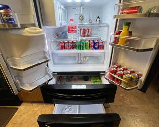 Inside of Refrigerator. Big, bright, and clean! 