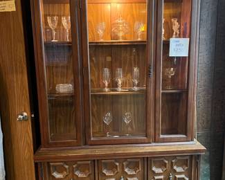 Beautiful China Hutch with light $250