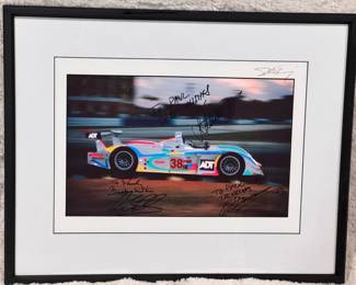 Signed Porsche Framed Print
