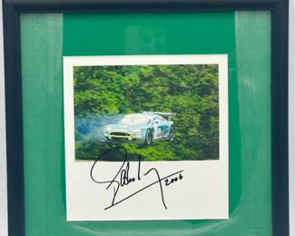 Framed & Signed Exotic Car Photo
